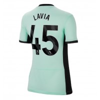 Camisa de time de futebol Chelsea Romeo Lavia #45 Replicas 3º Equipamento Feminina 2023-24 Manga Curta
